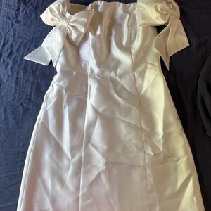 Adrianna Papell Strapless Ivory Dress